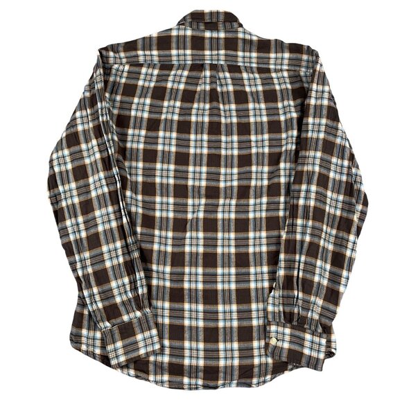 Bills Khakis Mens Tailored Fit Plaid 100% Cotton Shirt Sz Medium Made in USA - Picture 2 of 5